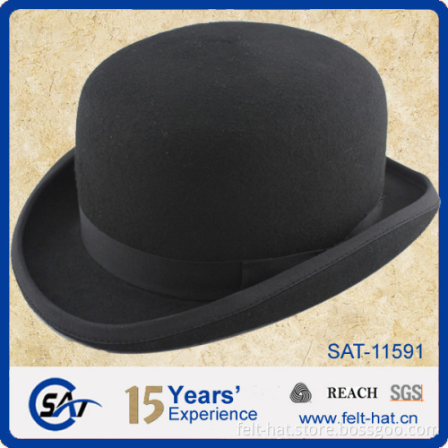 wool felt traditional bowler hat